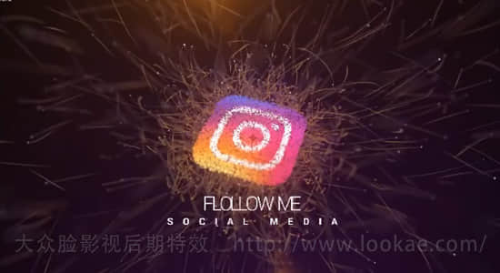 AE教程：使用 Particular 插件做作粒子飞散LOGO特效-精品资源站