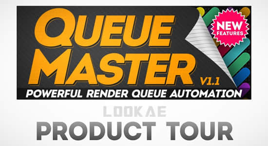 AE脚本-输出渲染队列自动化管理工具 QueueMaster v1.13 + 使用教程-精品资源站