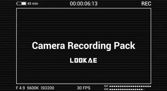 PR预设-摄像机取景框录制拍摄特效 Camera Recording Pack-精品资源站