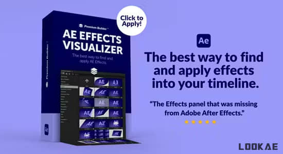AE脚本-290种视觉特效可视化预设 Effects Visualizer-精品资源站
