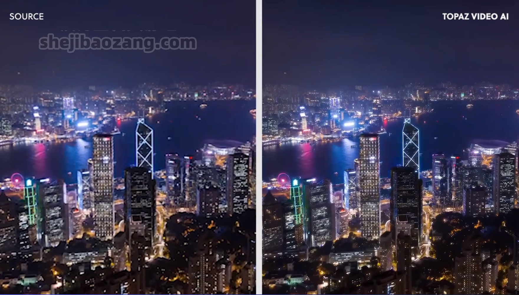 视频无损放大软件-Topaz Video AI V3.0.3 Ai人工智能视频画质无损放大4K修复处理软件 支持系统Win