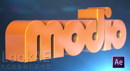 AE教程：使用 Element 3D 插件制作挤压的三维立体 LOGO 标志-精品资源站