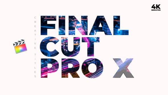FCPX插件-25种创意文字大标题排版动画 Creative Titles 支持4K-精品资源站