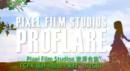 Pixel Film Studios 资源合集：全部 FCPX 插件+预设+素材（52GB）-精品资源站