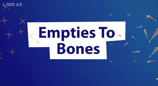 Blender插件-空对象结构转换成骨骼 Empties To Bones V4.5-精品资源站
