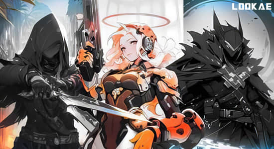 二维卡通人物角色场景动画AE/PS教程 2D Character Animator Photoshop After Effects Midjourney-精品资源站