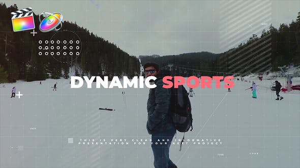 FCPX模板-动感科技风极限运动图文包装介绍 Dynamic Sports + 使用教程-精品资源站