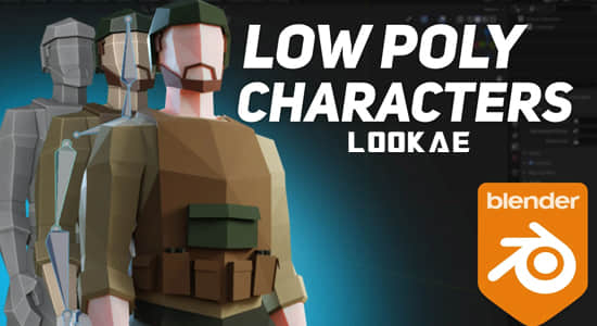 Blender教程-三维游戏人物角色建模制作(英文字幕) Blender Render Your first 3D Game Character-精品资源站