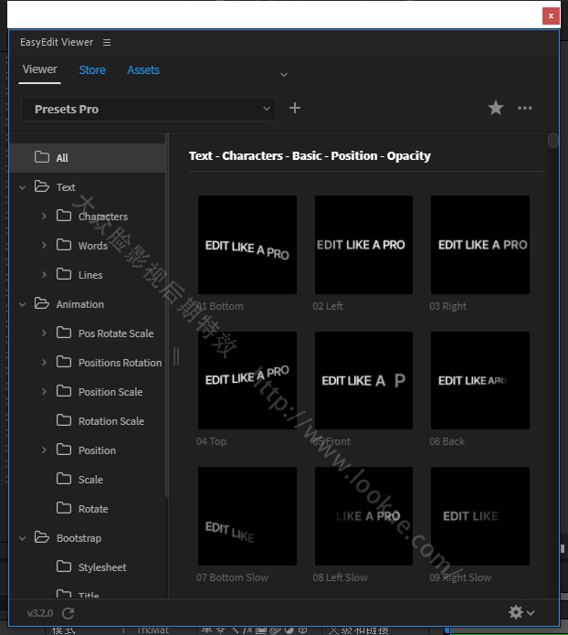 修复版AE脚本-2000种图层LOGO物体运动文字标题淡入淡出动画预设 Presets Pro-LookAE.com 修复版AE脚本-2000种图层LOGO物体运动文字标题淡入淡出动画预设 Presets Pro