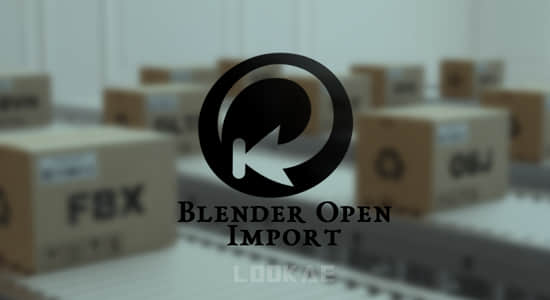 Blender插件-直接兼容导入多格式文件 Open import V1.0-精品资源站