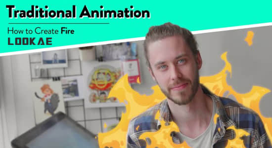 AE教程-制作二维卡通火焰燃烧动画 Skillshare – Traditional Animation How to Create Fire-精品资源站