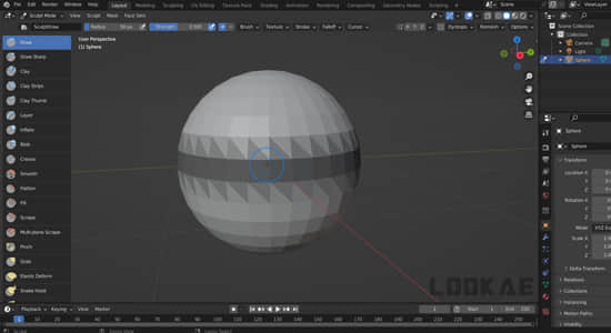 雕刻模式选区隐藏Blender插件 Selection To Mask-精品资源站