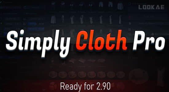 三维布料模拟生成器Blender插件 Simply Cloth Pro v2.4 + 预设-精品资源站