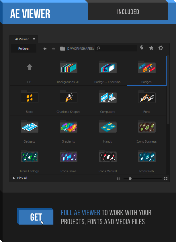 AE脚本-1850种超级豪华文字标题图形背景运动预设MG动画元素 V1.9.11 Win/Mac